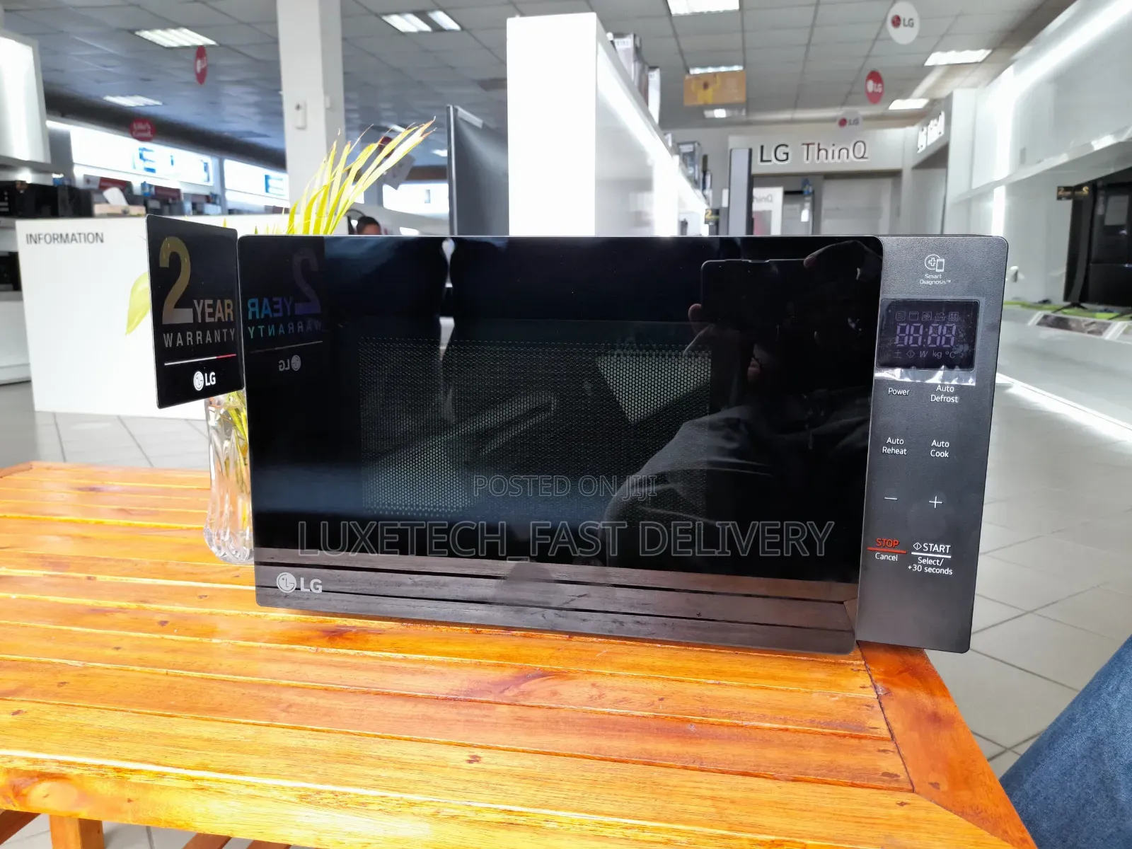 LG Microwave Oven 30L Heat and Grill Function Smart Digital
