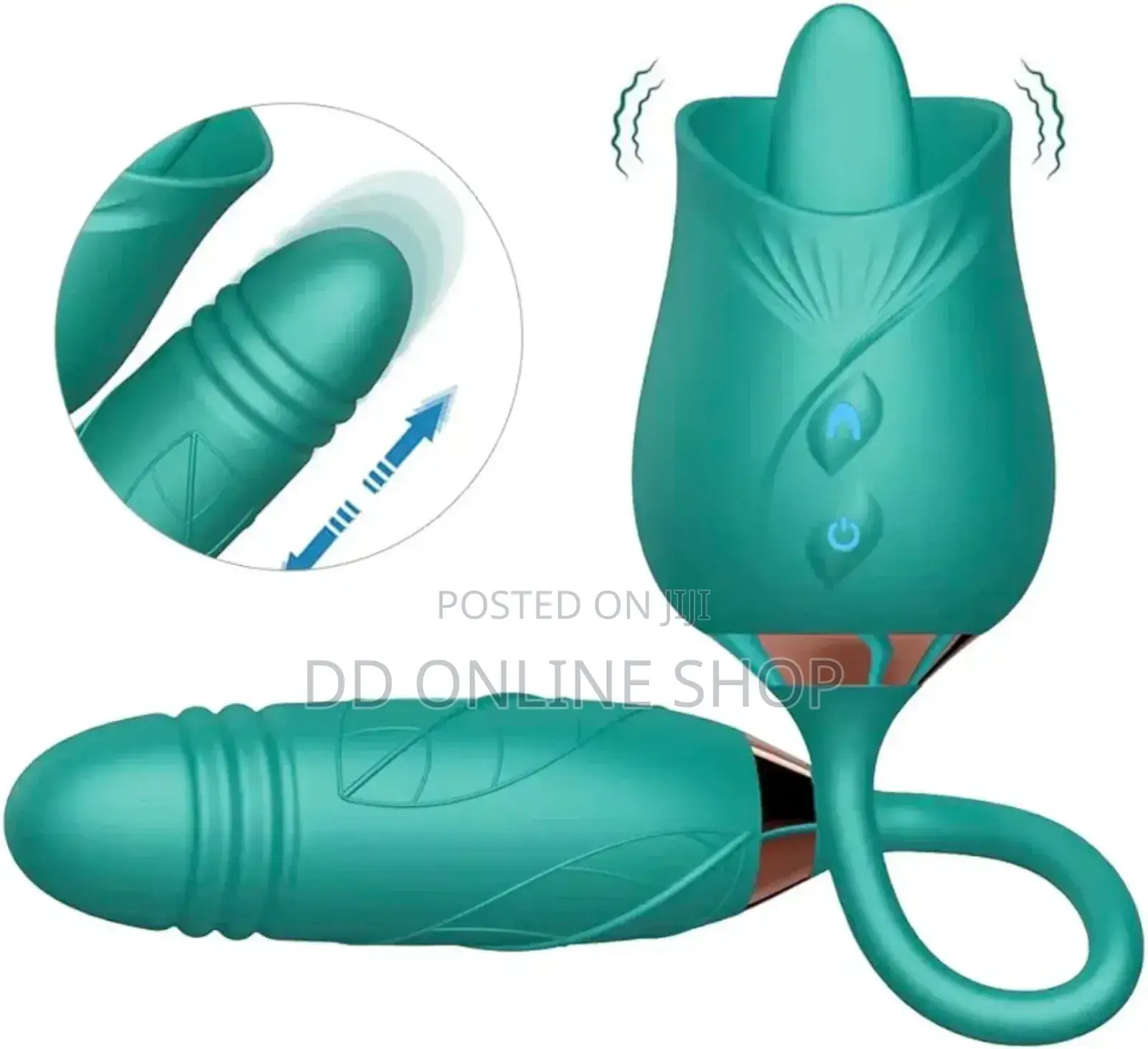 Rose Vibrator Double Function.