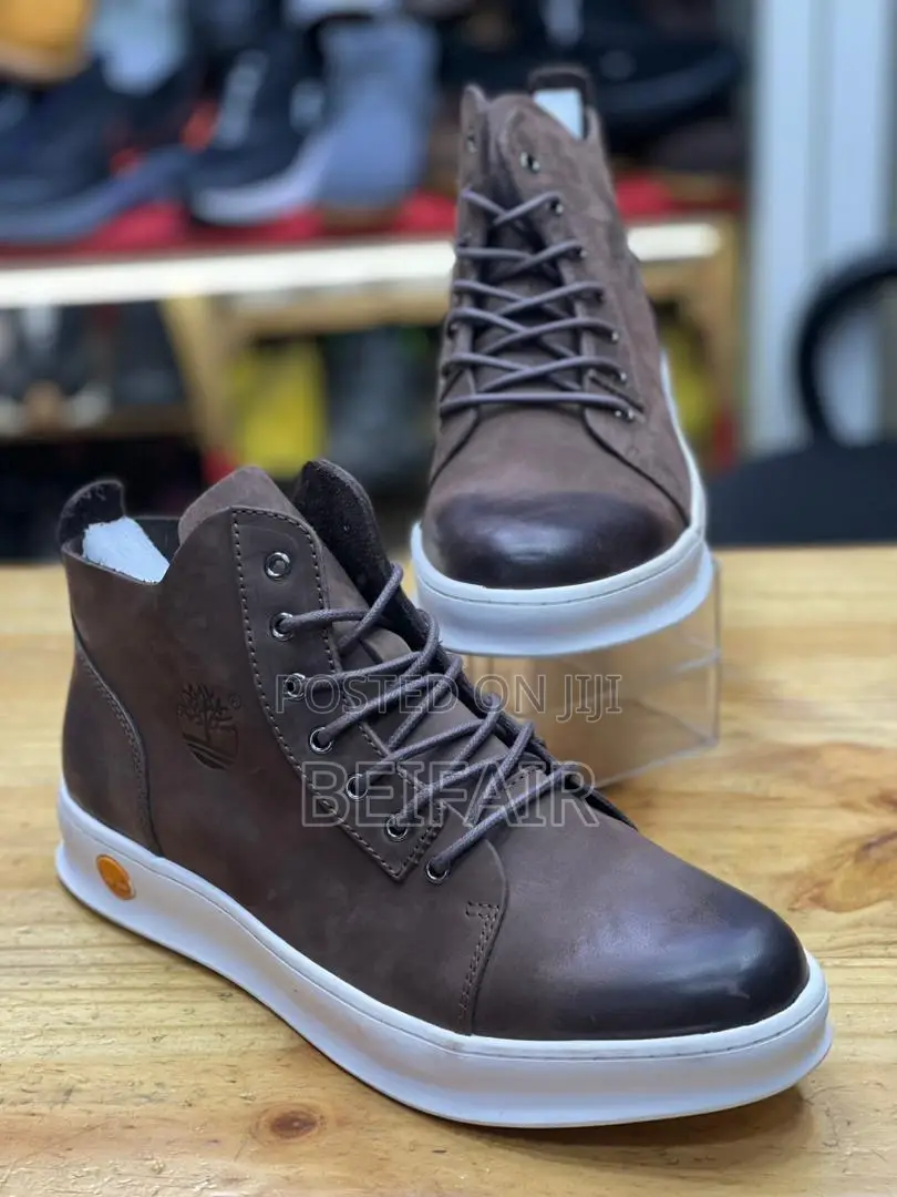 Original Timberland Leather Boots | Buti Za Kiume