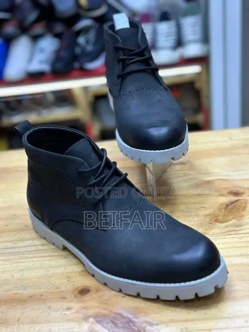Original Timberland Leather Boots | Buti Za Kiume
