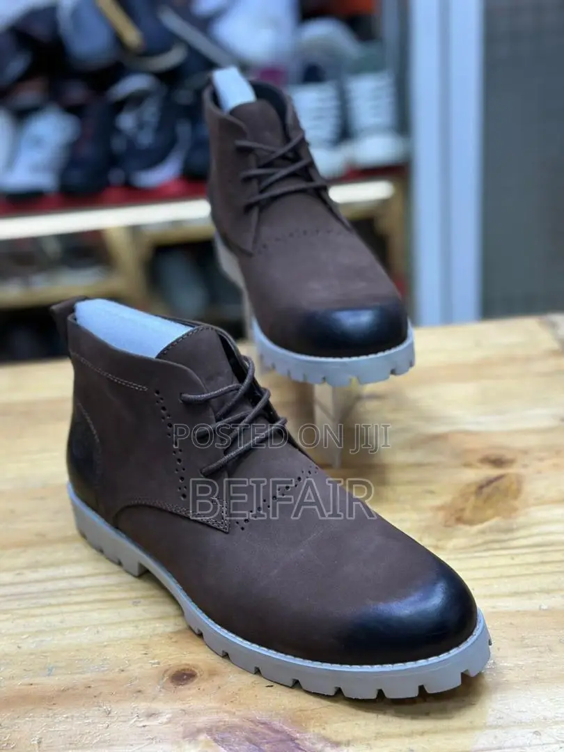 Original Timberland Leather Boots | Buti Za Kiume