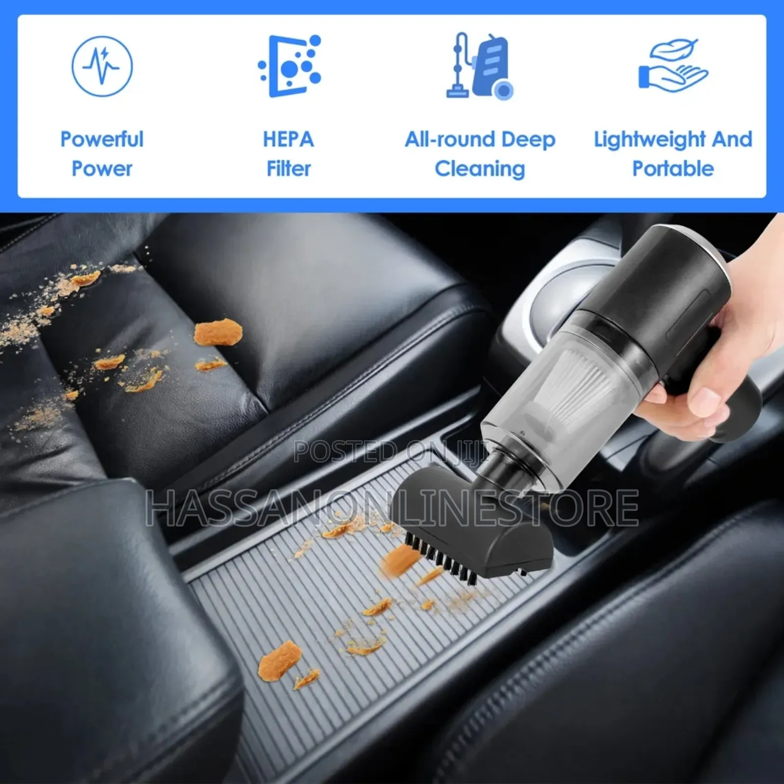 Rechargeable Cordless Car Vacuum Cleaner