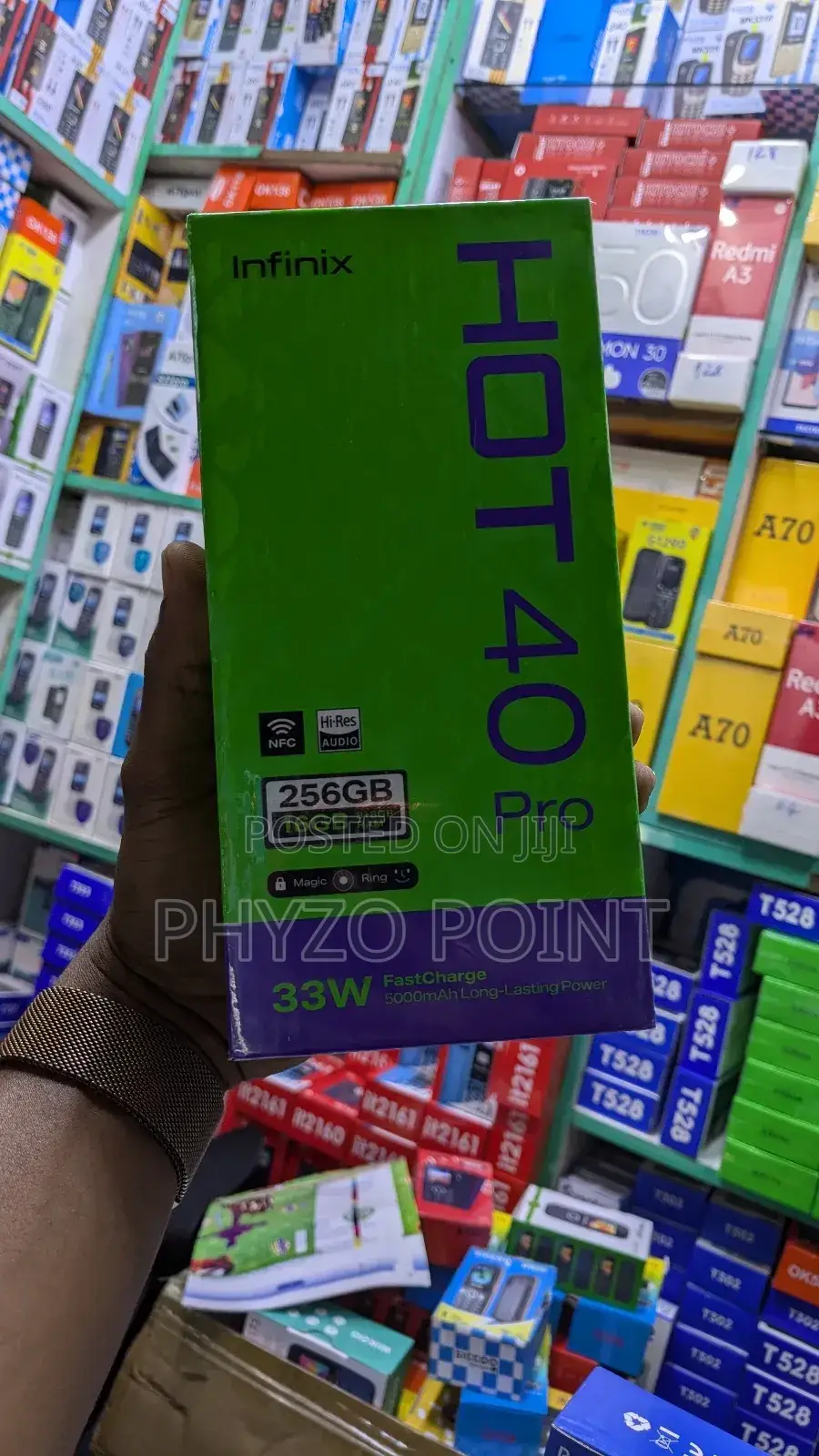 New Infinix Hot 40 Pro 256 GB Black