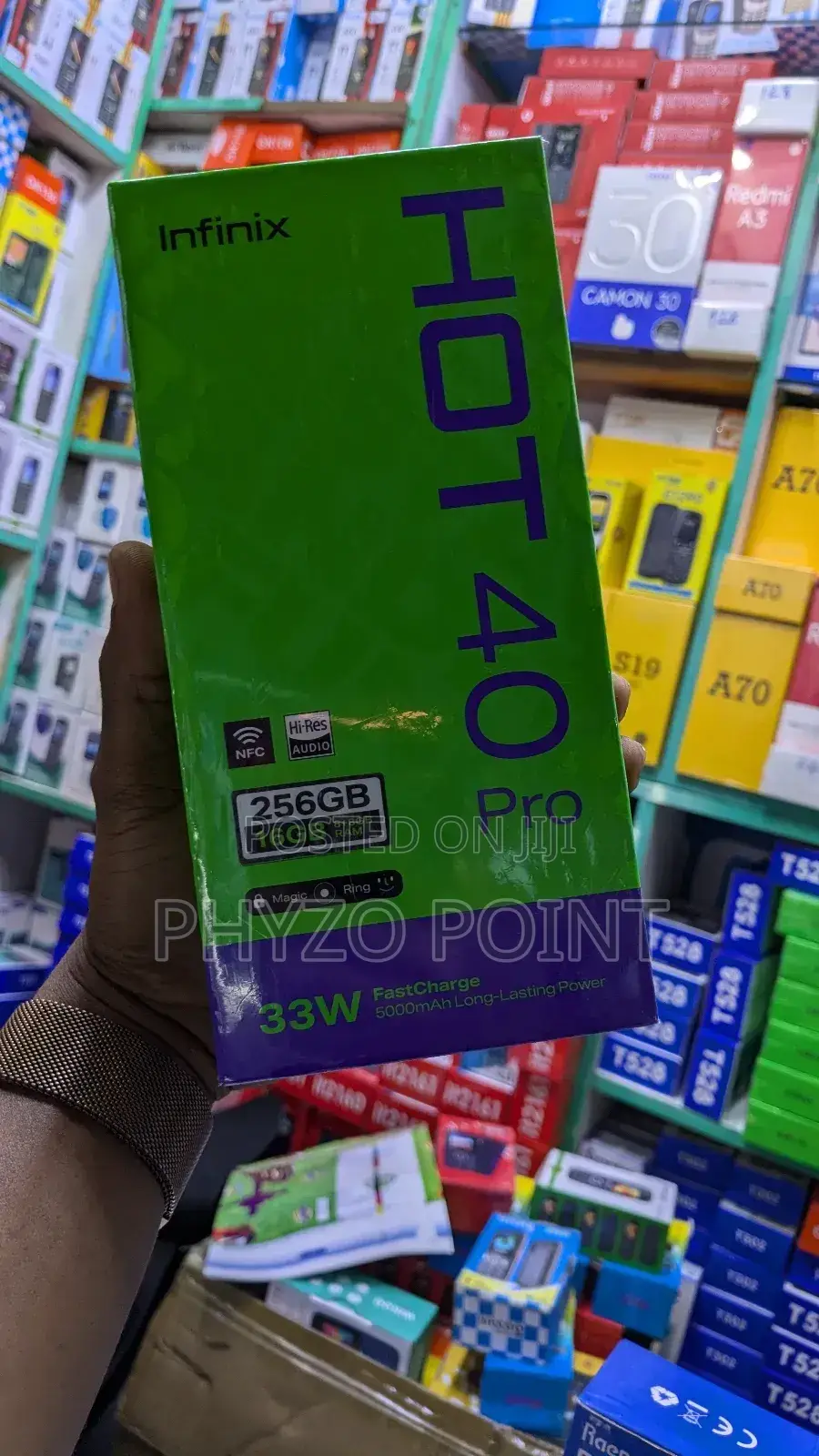 New Infinix Hot 40 Pro 256 GB Black