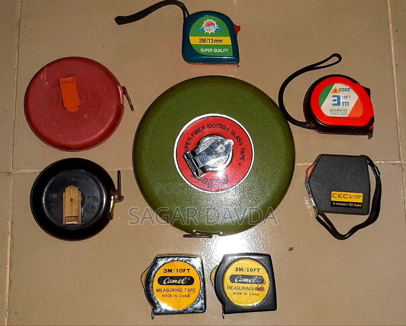 Measuring Tapes - 8 PCS (Mix)