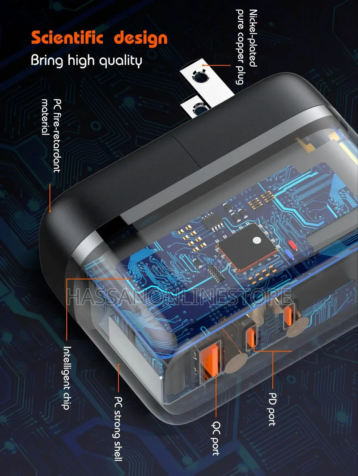 LDNIO 65W Gan Supper Fast Charger Q366 - Type-C to C Cable