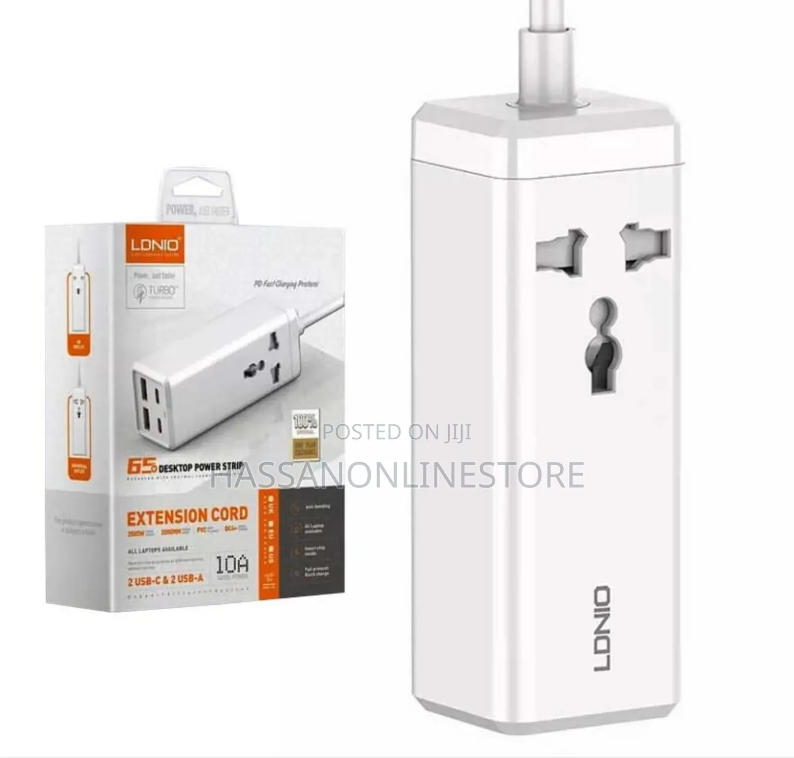 LDNIO 65W Multifunction Universal Power Adapter SC1418