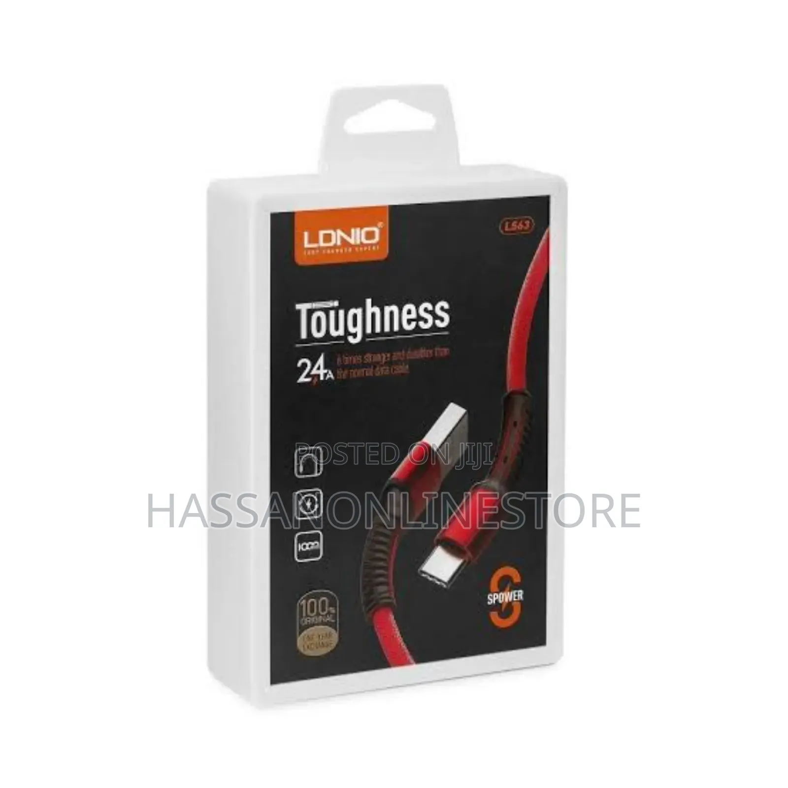 LDNIO LS63 Cable - USB A To Type-c
