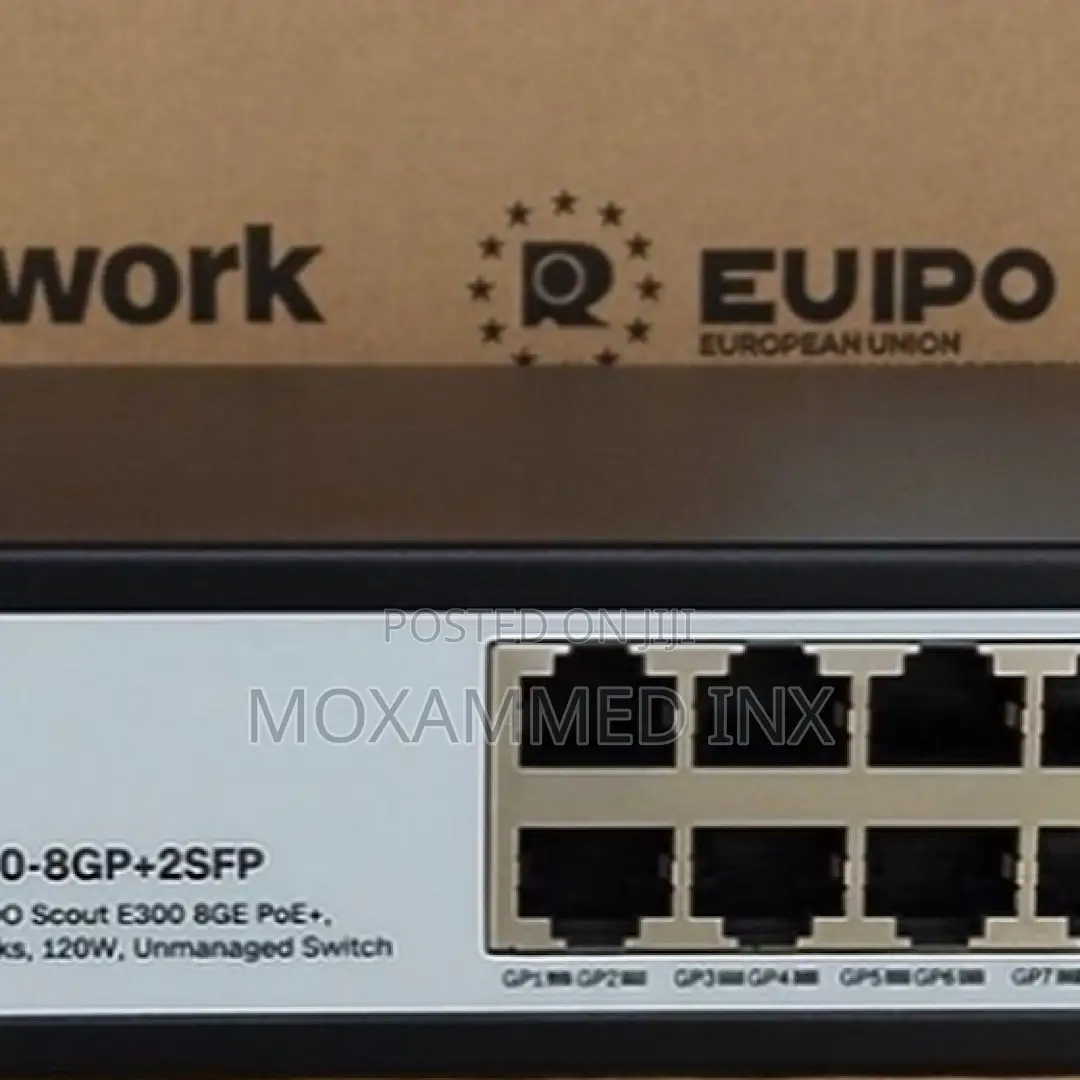 Commando Scout E300 8ge Full Poe/Poe+, 2sfp Uplinks, 130W