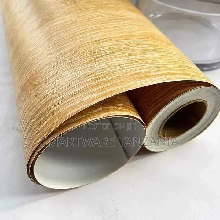PVC Self-Adhesive Wallpaper, Wood Design