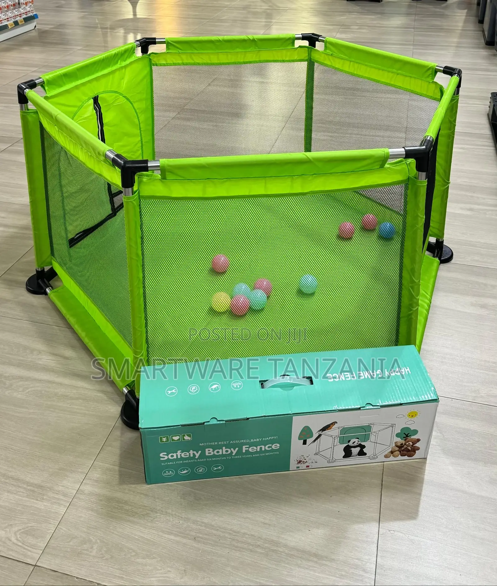 Playhood Panda Child Safety Fence And Ball Pool For Kids