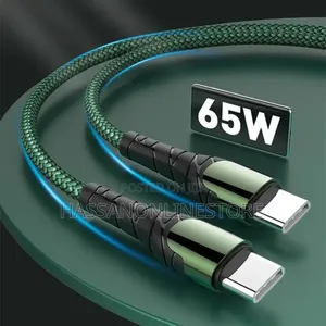 Ldnio LC101 Typec to USBC C2c 65w Braided Cable 1meter