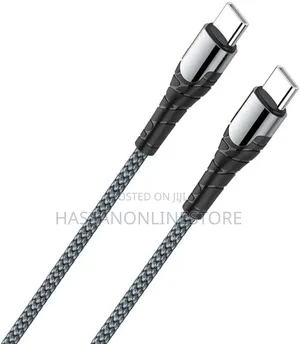 LDNIO LC102 Typec to USBC C2c 65w Braided Cable 2meters