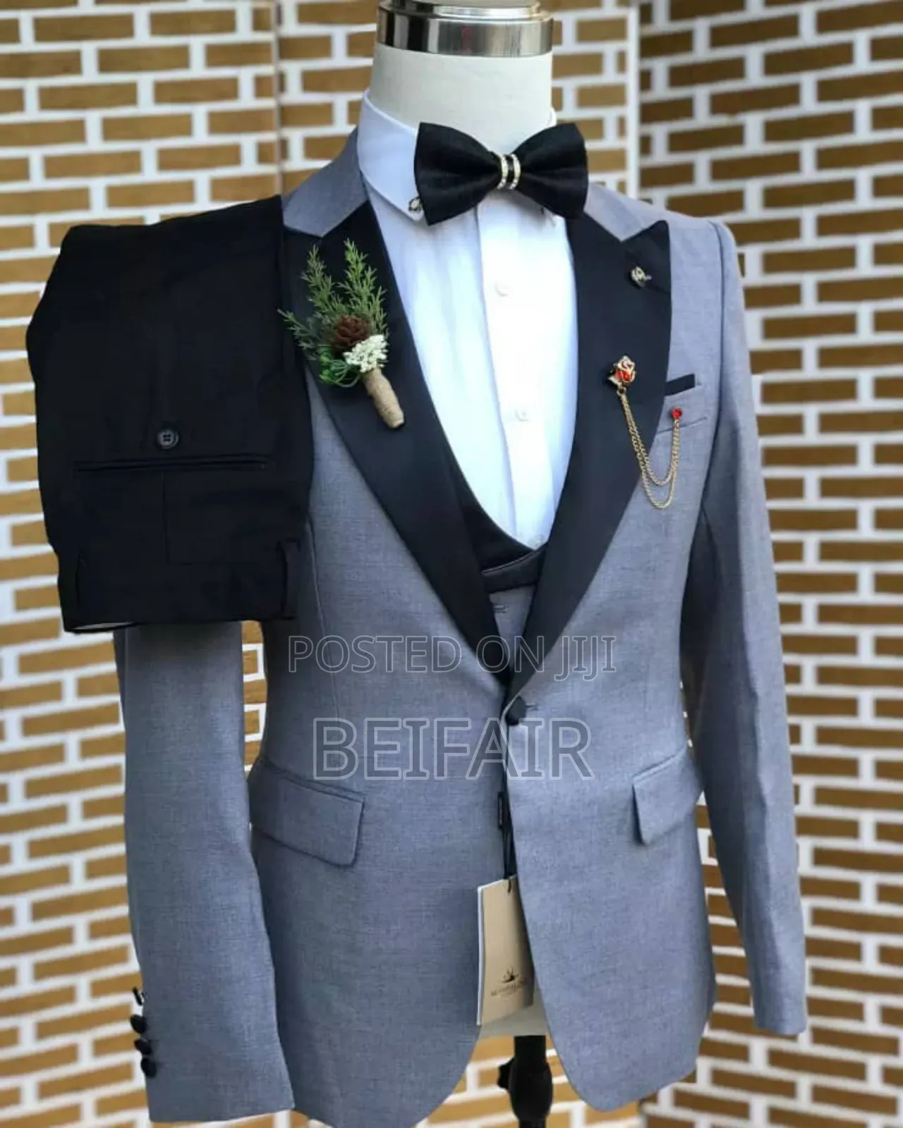 Suti Za Kiume | Men's Suits | Black and Grey