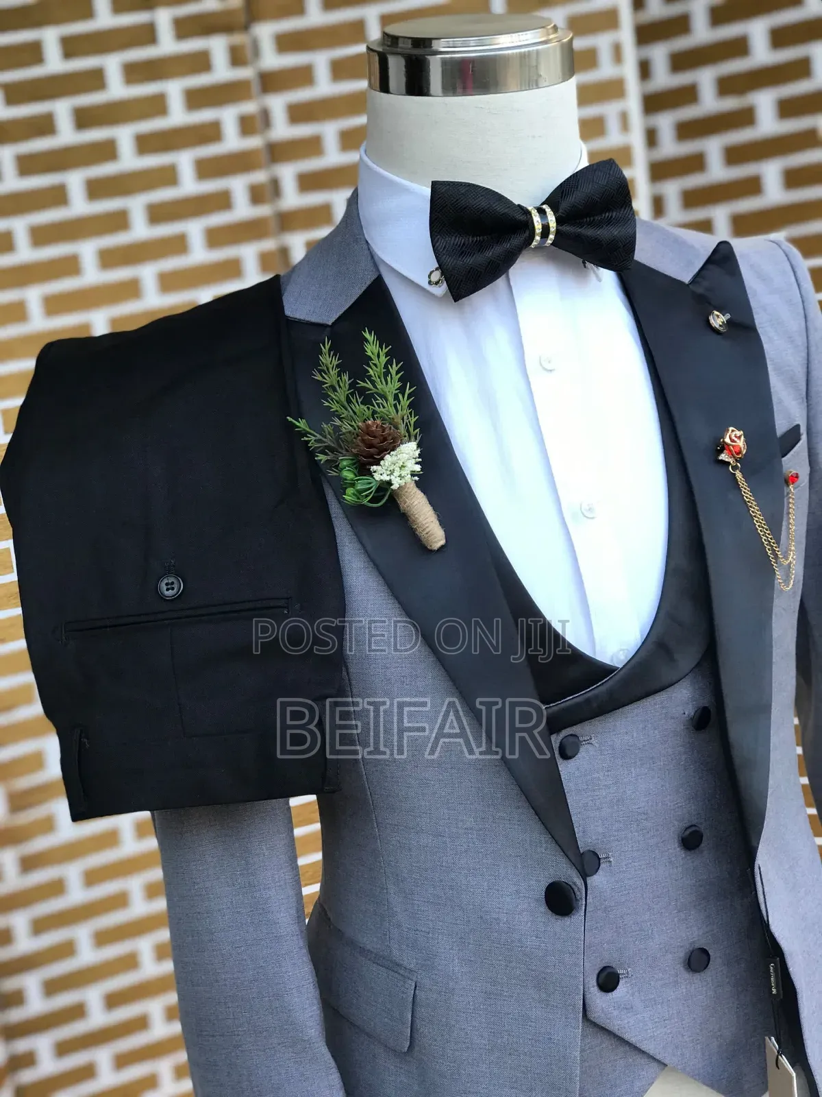 Suti Za Kiume | Men's Suits | Black and Grey