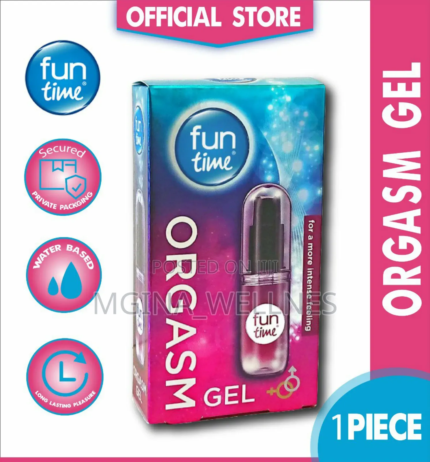 Fun Time Orgasm Gel for Ladies (Inaongeza Hamu Ya Tendo)