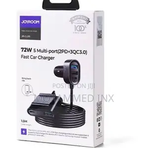 Joyroom CL05 72w Car Charger With Extension for Back