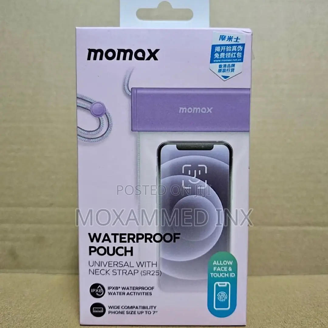 Momax SR25U Waterproof Pouch Upto 7inches Devices 180x90mm