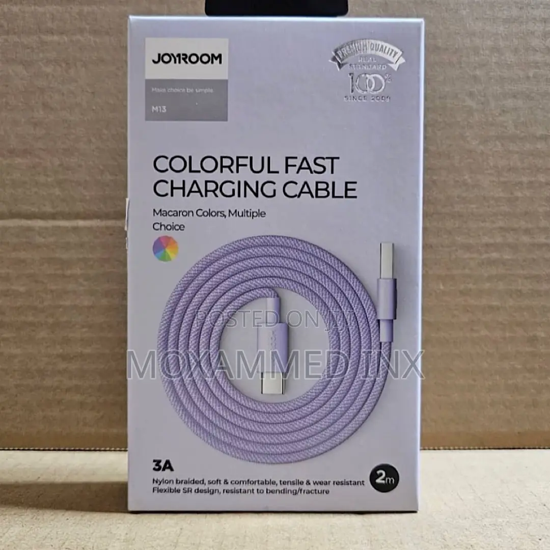 Joyroom M13 Typec Cable USBA 2meters Purple