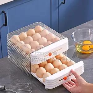 32 Grid 2 Layer Drawer Type Egg Storage Egg Carrier Egg Box