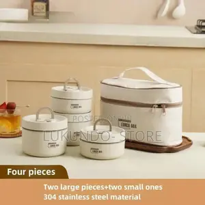 Lunch Box PCS 4 Zinakuja Na Bag Lake