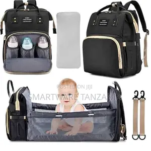 Travel Portable Baby Bed, Diaper Bag, Backpack With USB