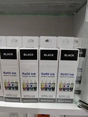 4 Pieces B/C/Y/M of 100ml Hp Canon or Epson Refill Ink Toner