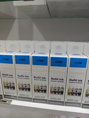 4 Pieces B/C/Y/M of 100ml Hp Canon or Epson Refill Ink Toner