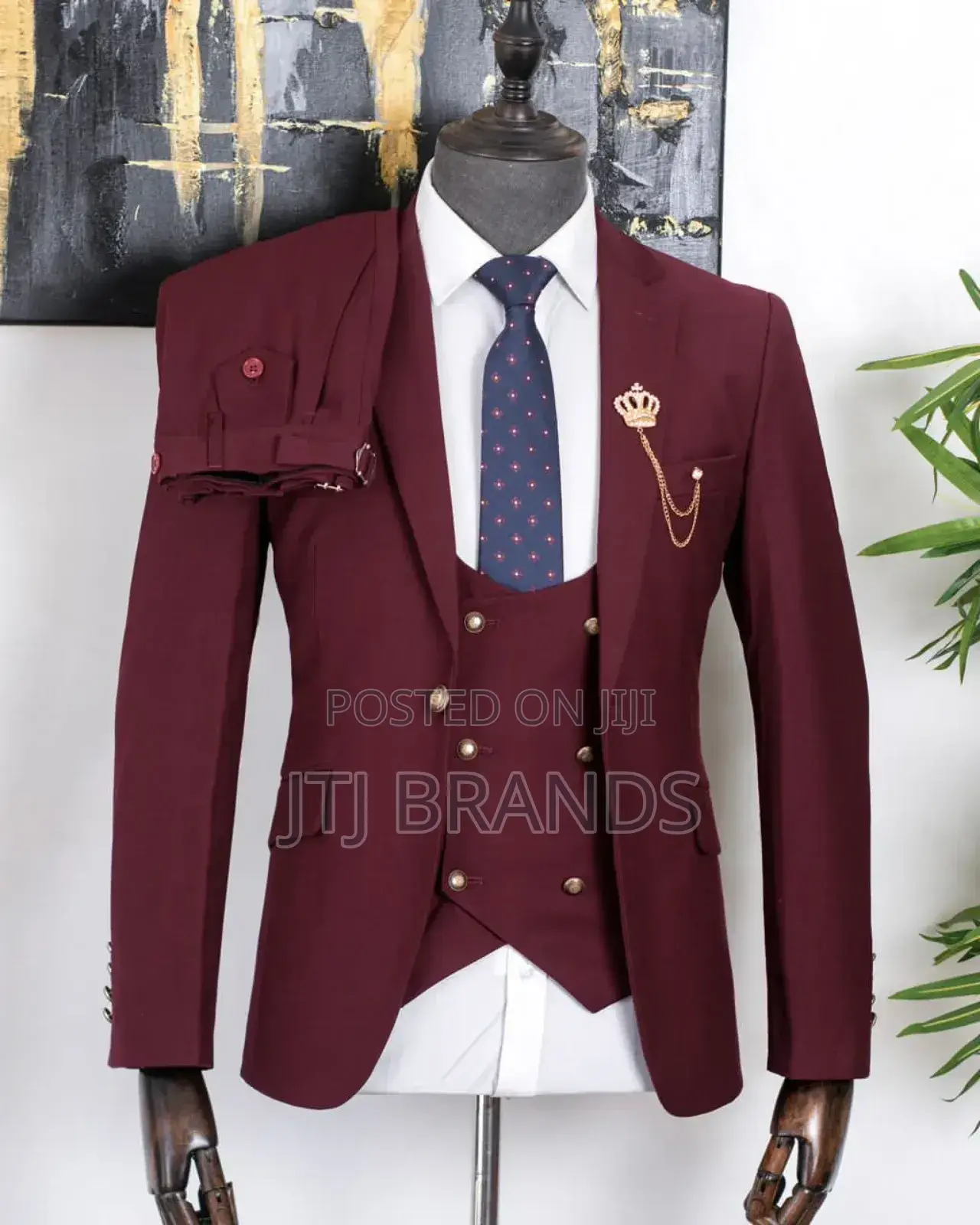 Maroon New Suits
