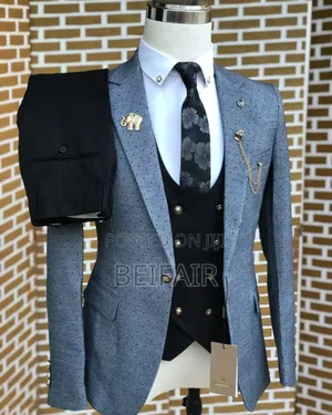 Men's Suits | Suti Za Kiume | Black and Grey