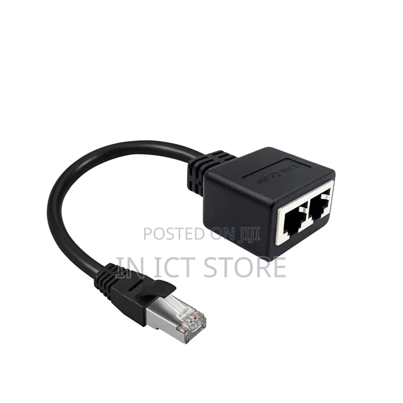 RJ45 Splitter Adapter 1 to 2 Ways Dual Female Port CAT5/6/7