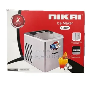Nikai Ice Maker Stainless Steel Housing 6 Indicators 150W