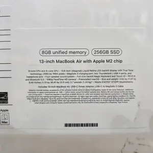 New Laptop Apple MacBook Air 2023 M2 8GB Apple M2 SSD 256GB