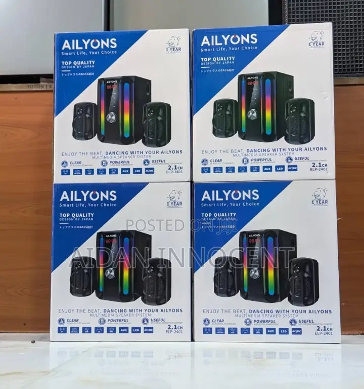 Ailyons Mini Subwoofer 2.1ch Japan