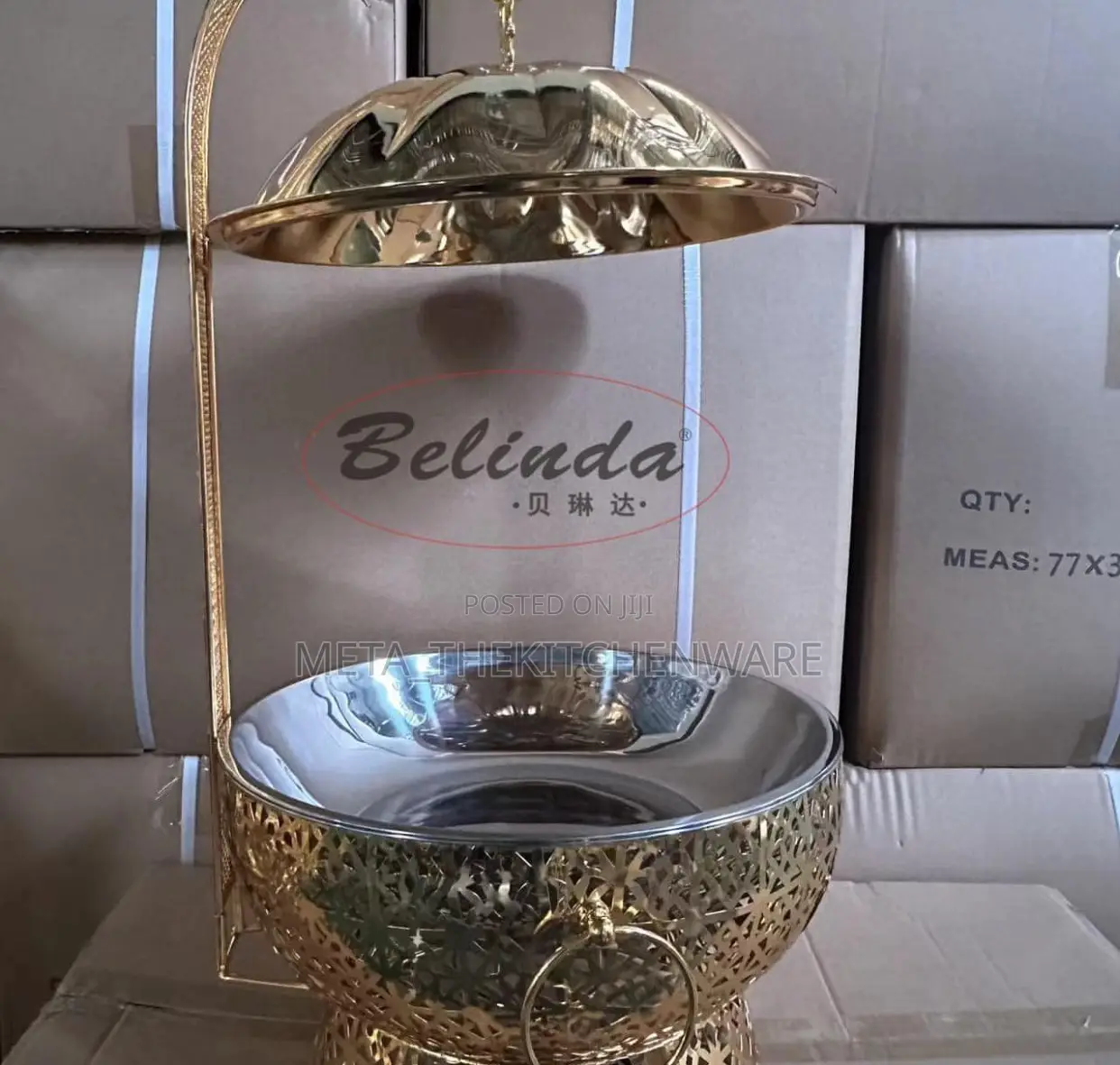 Gold Hanging Chafing Dishes 8L