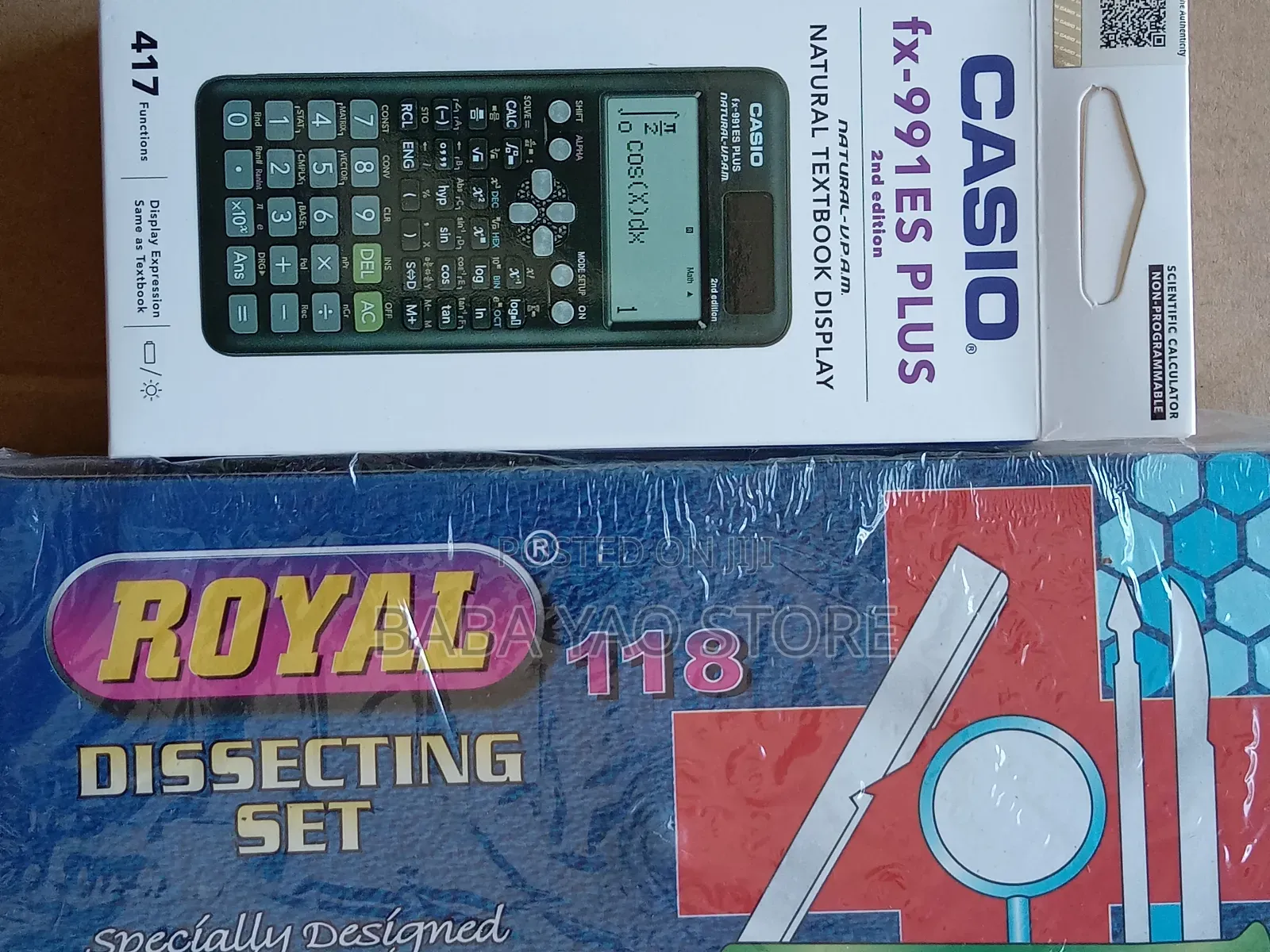 Scientific Calculator ES+ and Dissection Kit Complete Set.