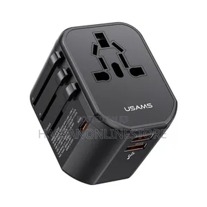 Usams CC179 Universal Travel Adapter 20w 2xusba + USBC 20wpd