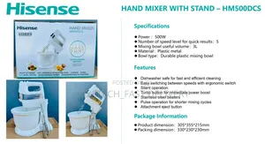 Hisense Hand Mixer 500W With Bowl