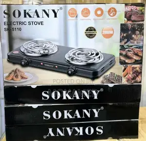 Jiko LA Umeme Plates Mbili