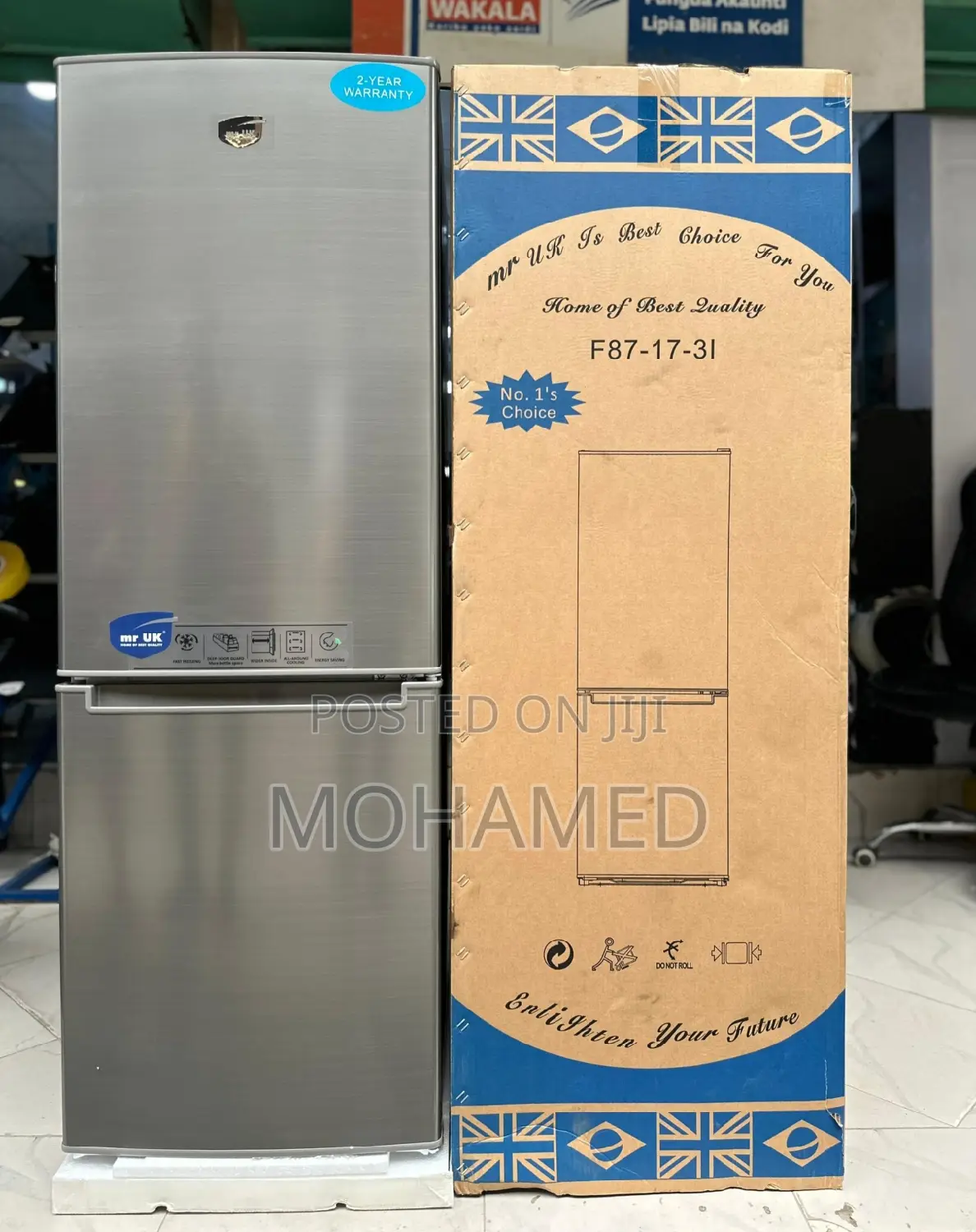 Mr UK Fridge Model 87-173) 173L