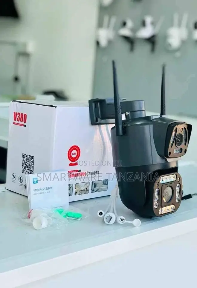 New Dual Lens 4G SIM Card V380 PTZ Outdoor Solar Camera