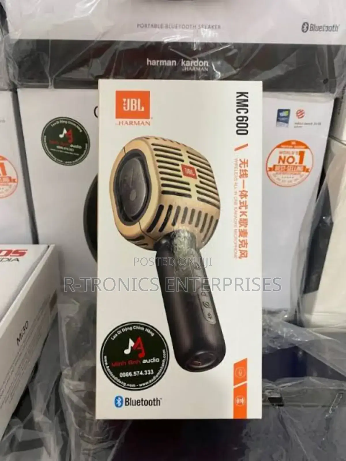 JBL Kmc600 Wireless All in One Karaoke Microphone Speaker