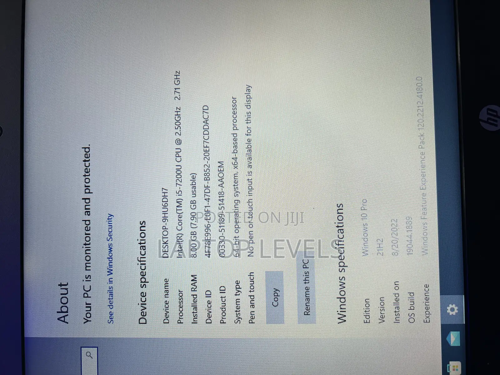 Laptop HP 430 G5 8GB Intel Core I5 HDD 500GB