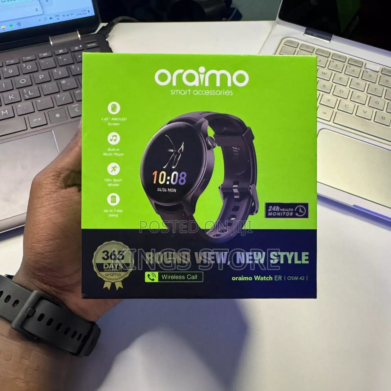 Oraimo Watch ER 1.43'' AMOLED IP68 Smart Watch