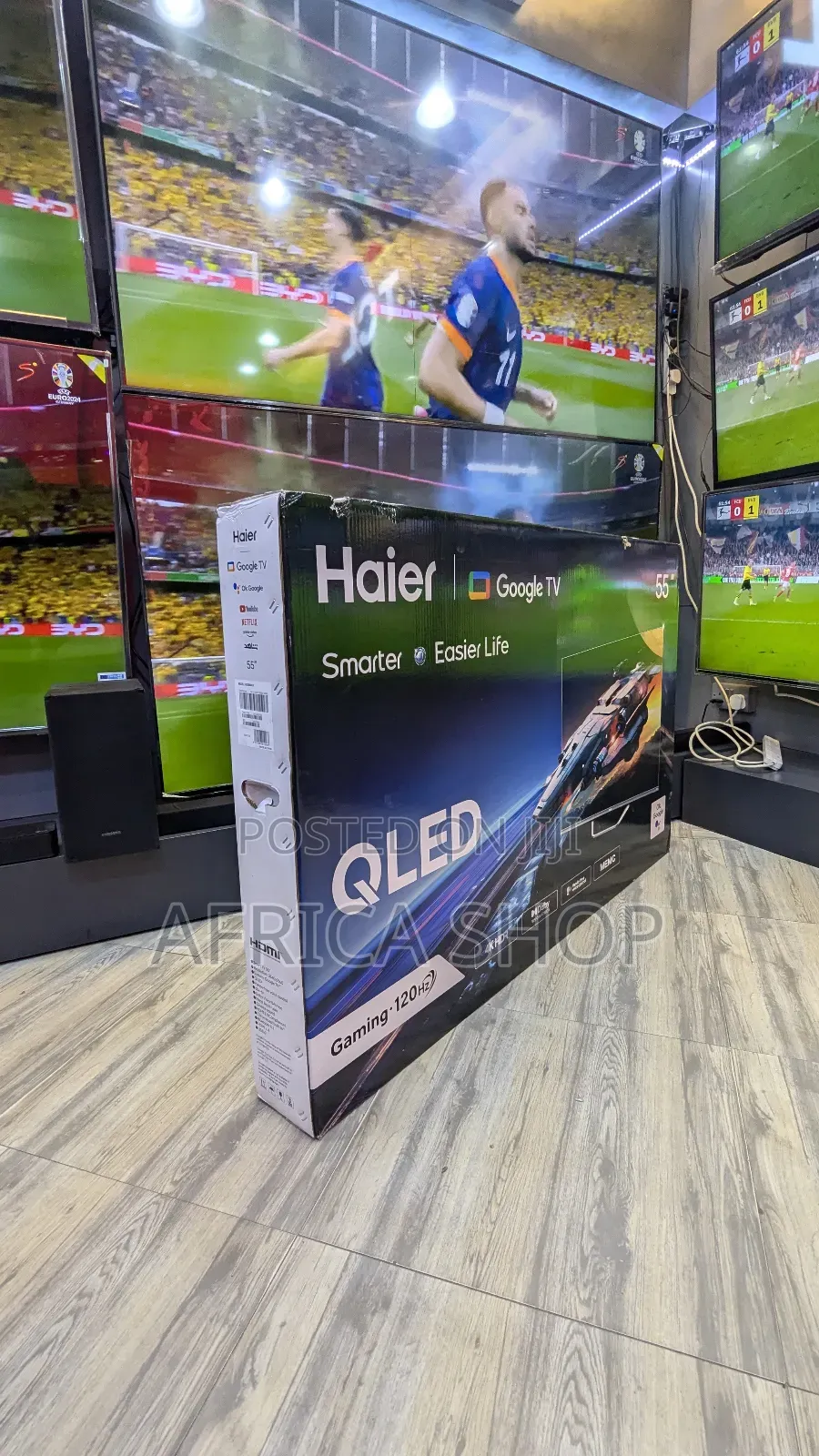 Haier Smart QLED Google Tv H55S800UX