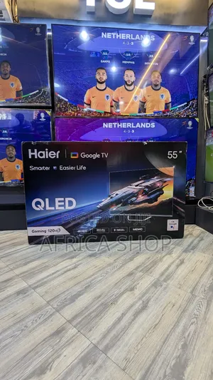 Haier Smart QLED Google Tv H55S800UX