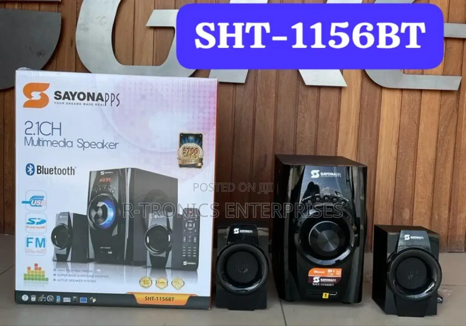 Sayona 2.1 CH Multi Media Speaker (SHT-1156BT)