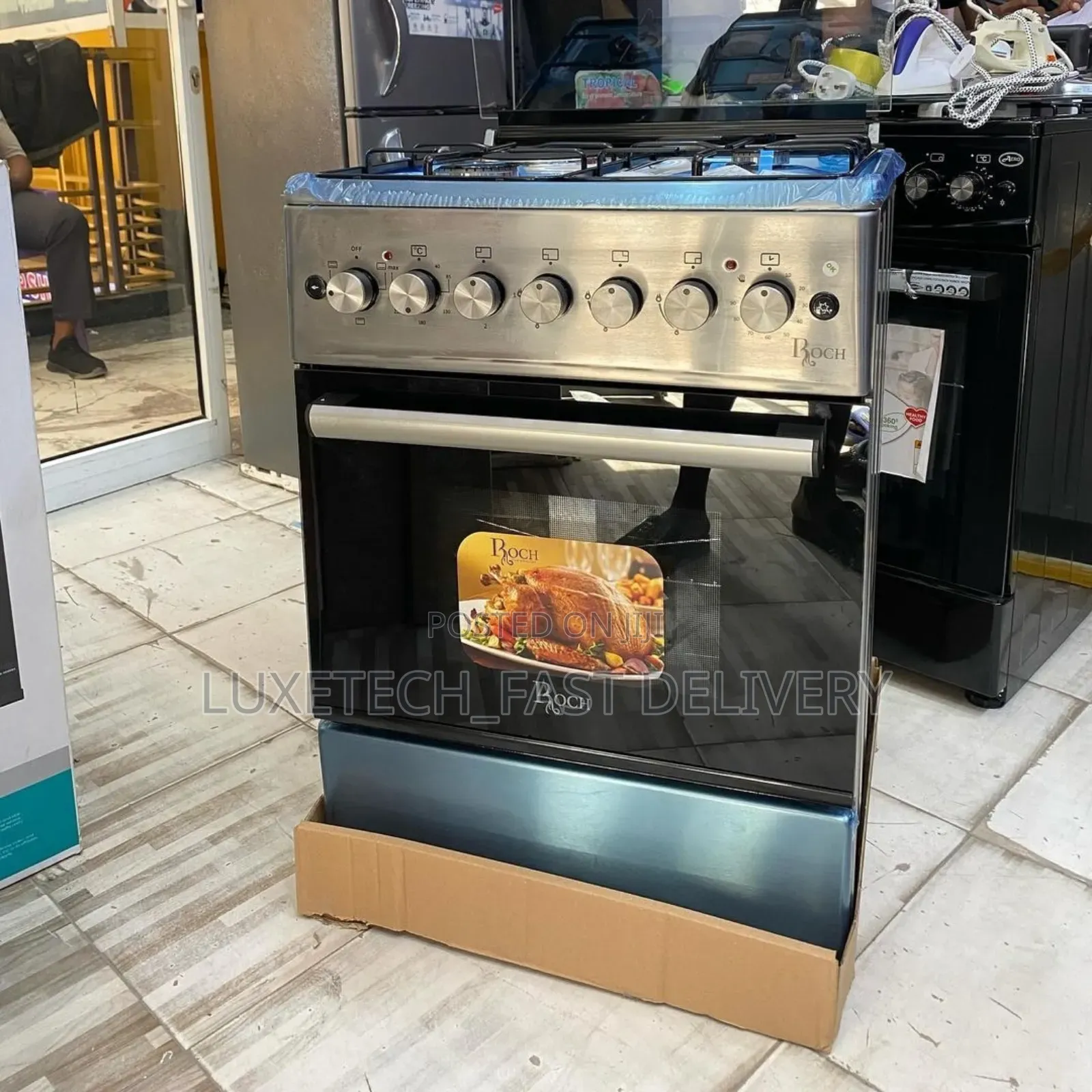 Roch Standing Cooker With Electric Oven 60×60cm