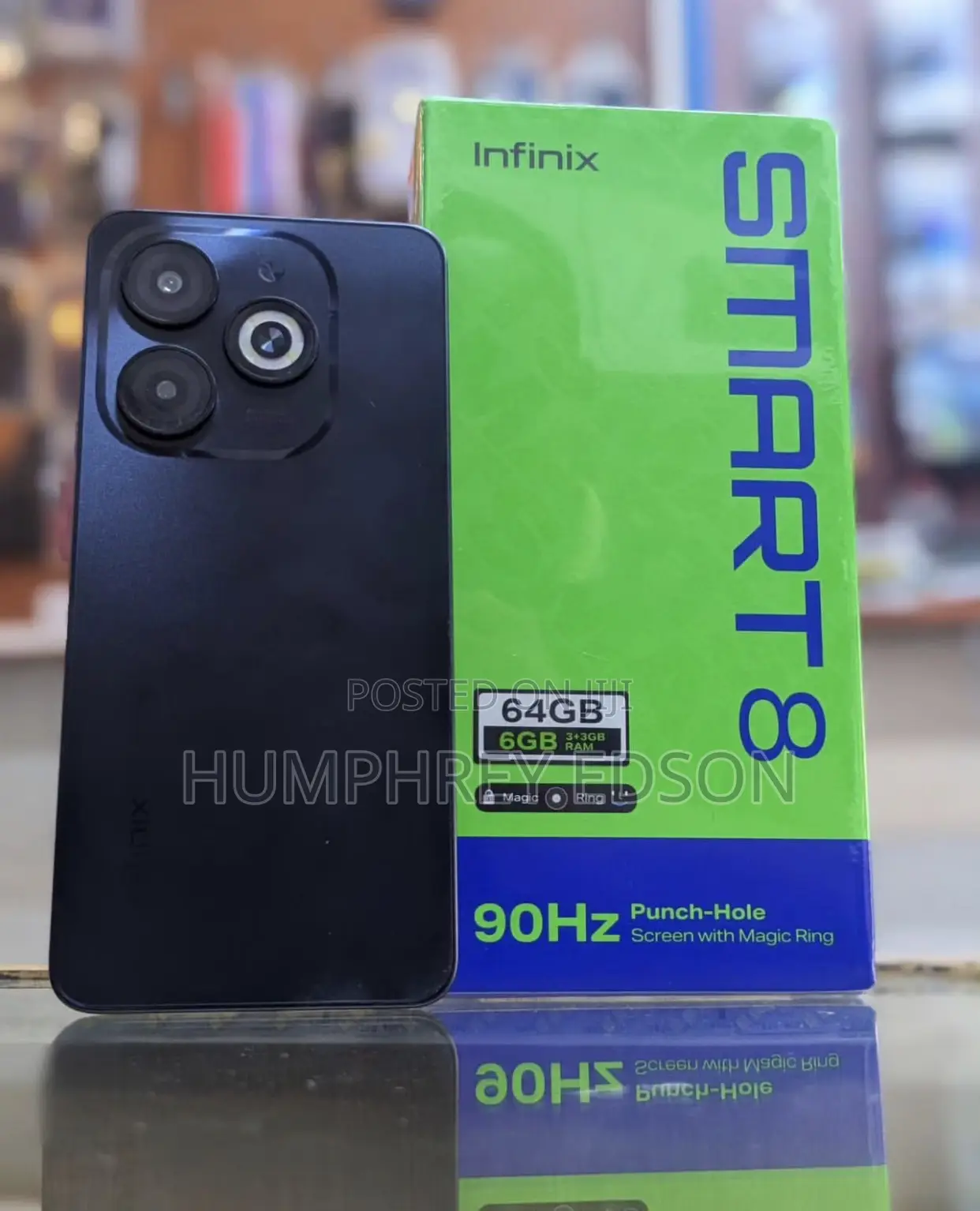 New Infinix Smart 8 64 GB Black