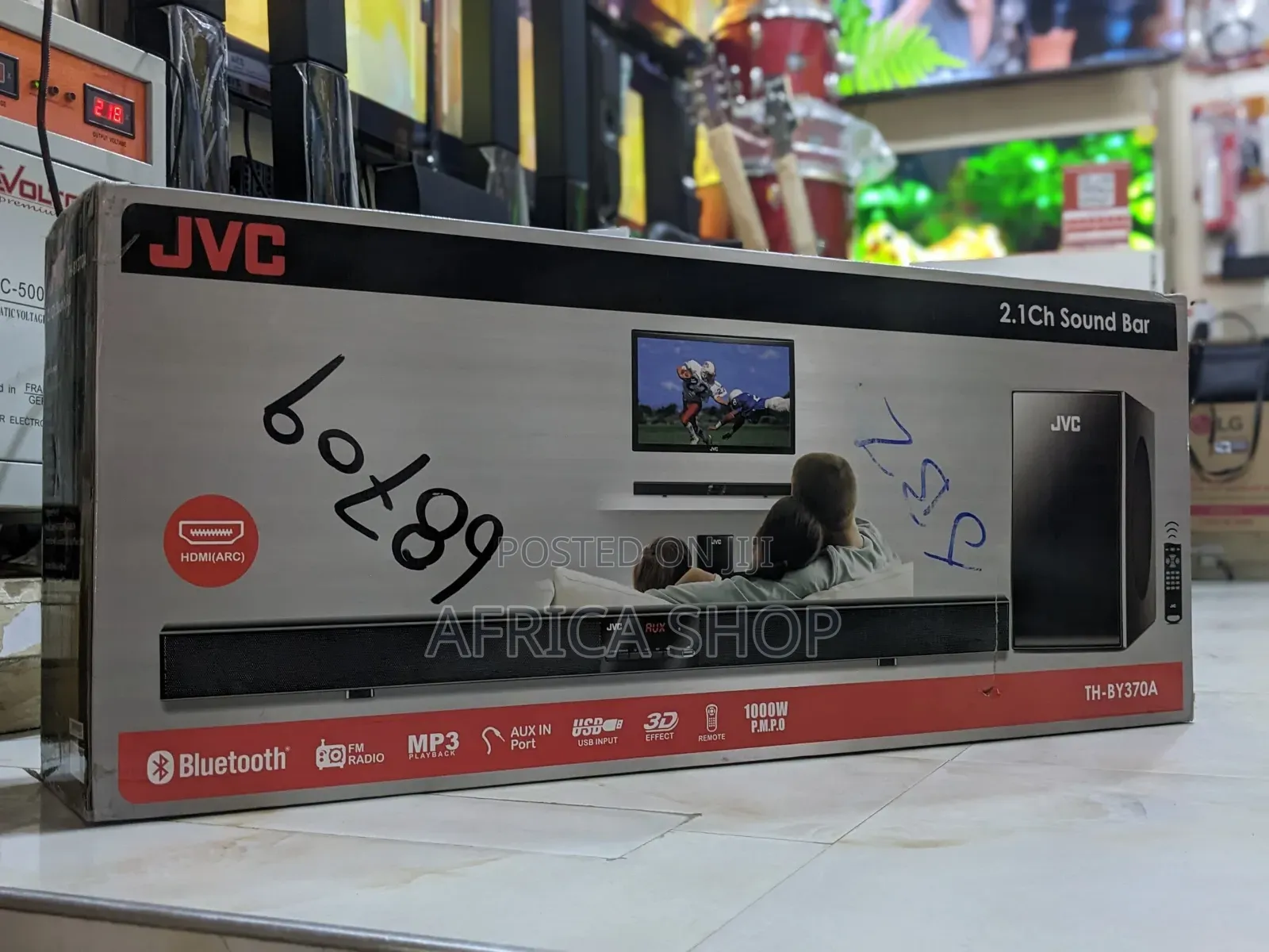 JVC 2.1ch Sound Bar Th-By370a